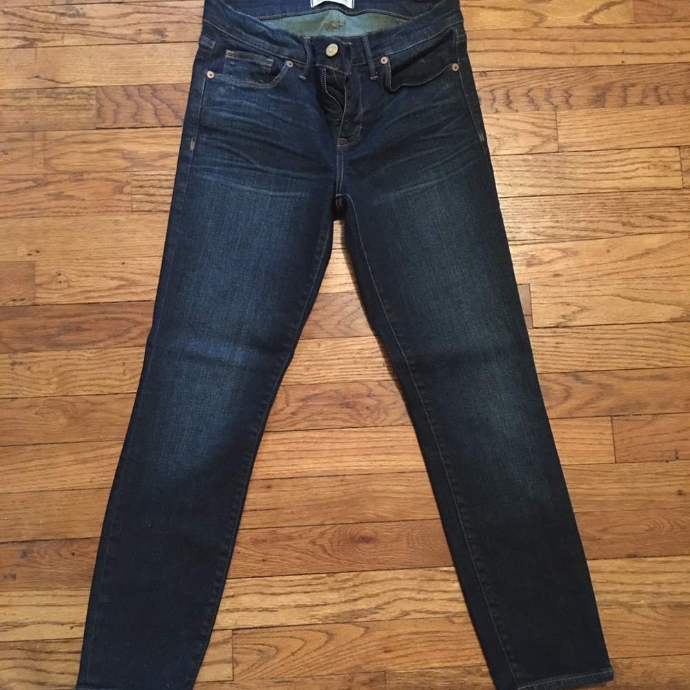 Madewell skinny jeans in midnight haze